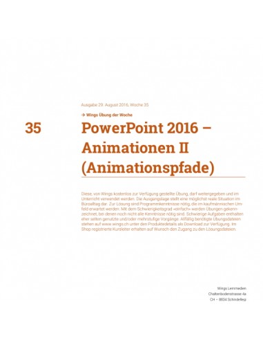 UdW 1635 PowerPoint Animationspfade