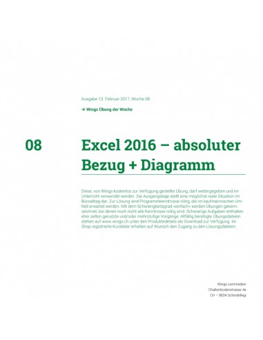 UdW 1708 Excel Bezüge Diagramm