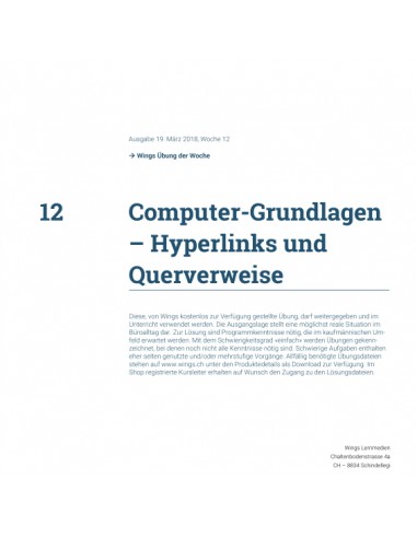 UdW 1812 Word Hyperlinks
