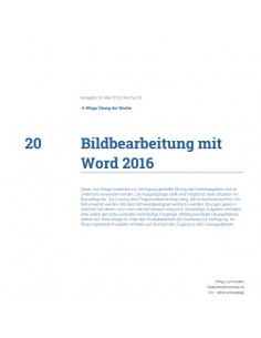 UdW 1820 Word Bildbearbeitung