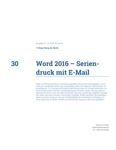 UdW 1830 Word Seriendruck...