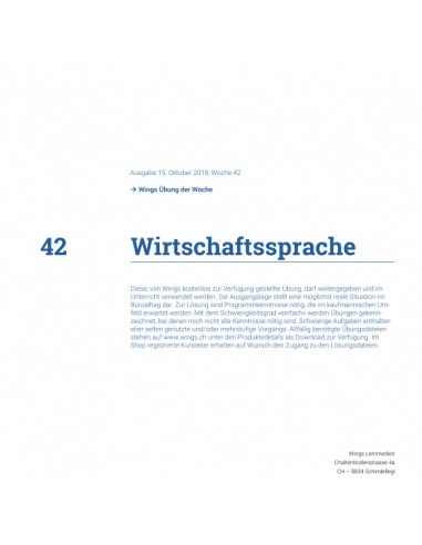 UdW 1842 Wirtschaftssprache
