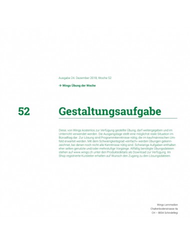 UdW 1852 Word Gestaltung