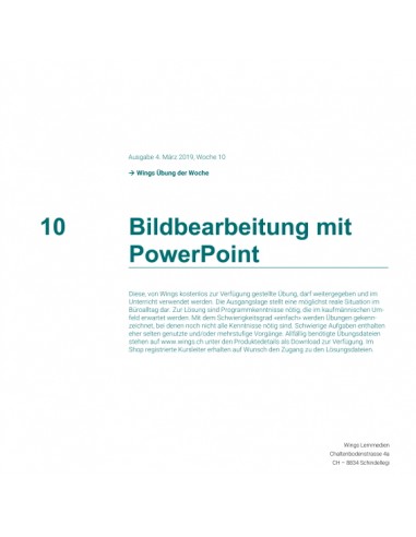 UdW 1910 PowerPoint Bildbearbeitung