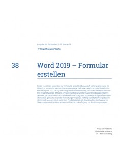 UdW 1938 Word Formulare