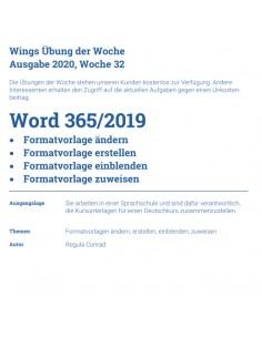 UdW 2032 Word Formatvorlagen