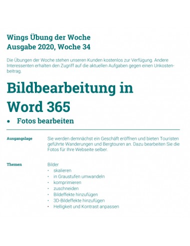 UdW 2034 Bildbearbeitung in Word