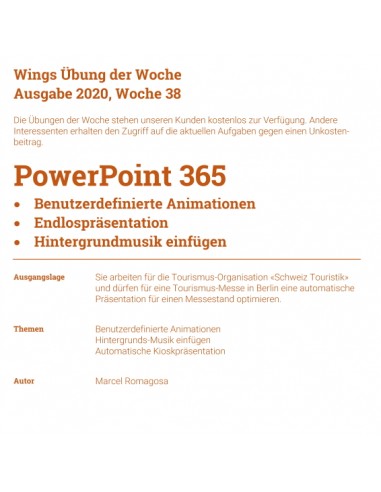 Udw 38 Automatische Prasentation Mit Powerpoint