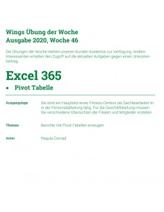 UdW 2046 Excel Pivot Tabelle