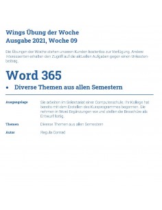 UdW 2109 Word Tabellen,...