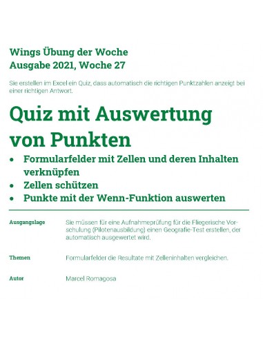 UdW 2127 Quiz mit Auswertung von...