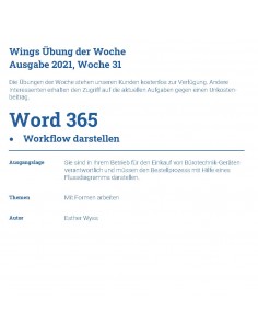 UdW 2131 Workflow darstellen