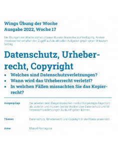 UdW 2217 - Datenschutz,...