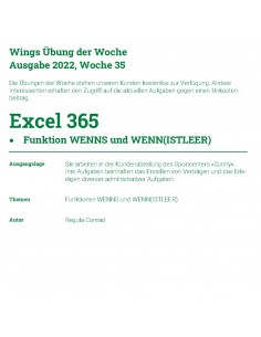 UdW 2235 Excel 365 - WENNS...
