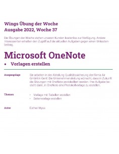 UdW 2237 OneNote - Vorlagen...