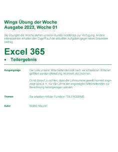 UdW 2311 Excel 365 -...