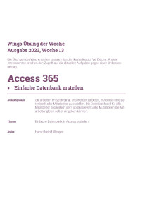 UdW  2313 Access 365 -...