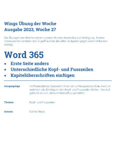 UdW 2327 Word 365 - Kopf-...
