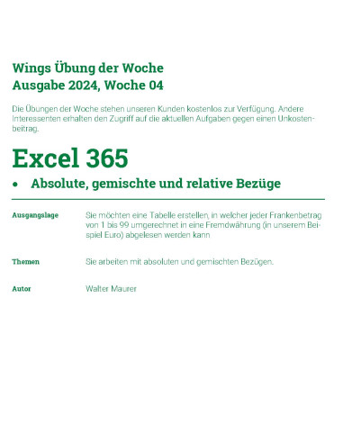 UdW 2404 - Absolute, gemischte und...