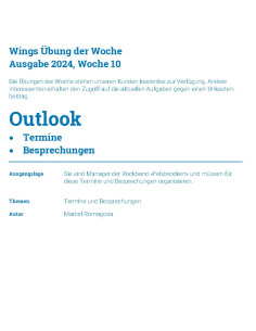 UdW 2410 Outlook - Termine...