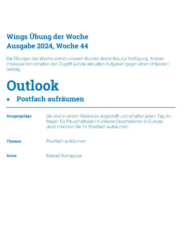 UdW 2444 Outlook 365 - Postfach...
