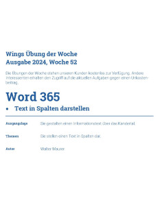 UdW 2452 Word 365 - Text in...