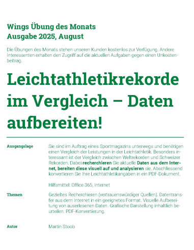 UdM August 2025 - Recherchieren und...