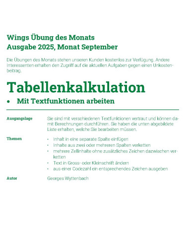 UdM September 2025 - Textfunktionen