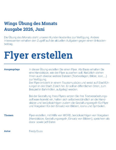 UdM Juni 2026 - Flyer erstellen