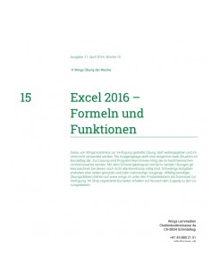 UdW 1615 Excel Formeln und...