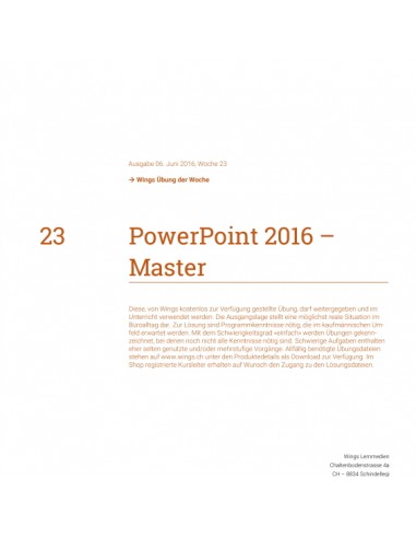 UdW 1623 PowerPoint Master anpassen