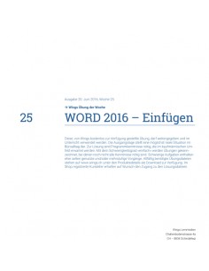 UdW 1625 Word Einfügen